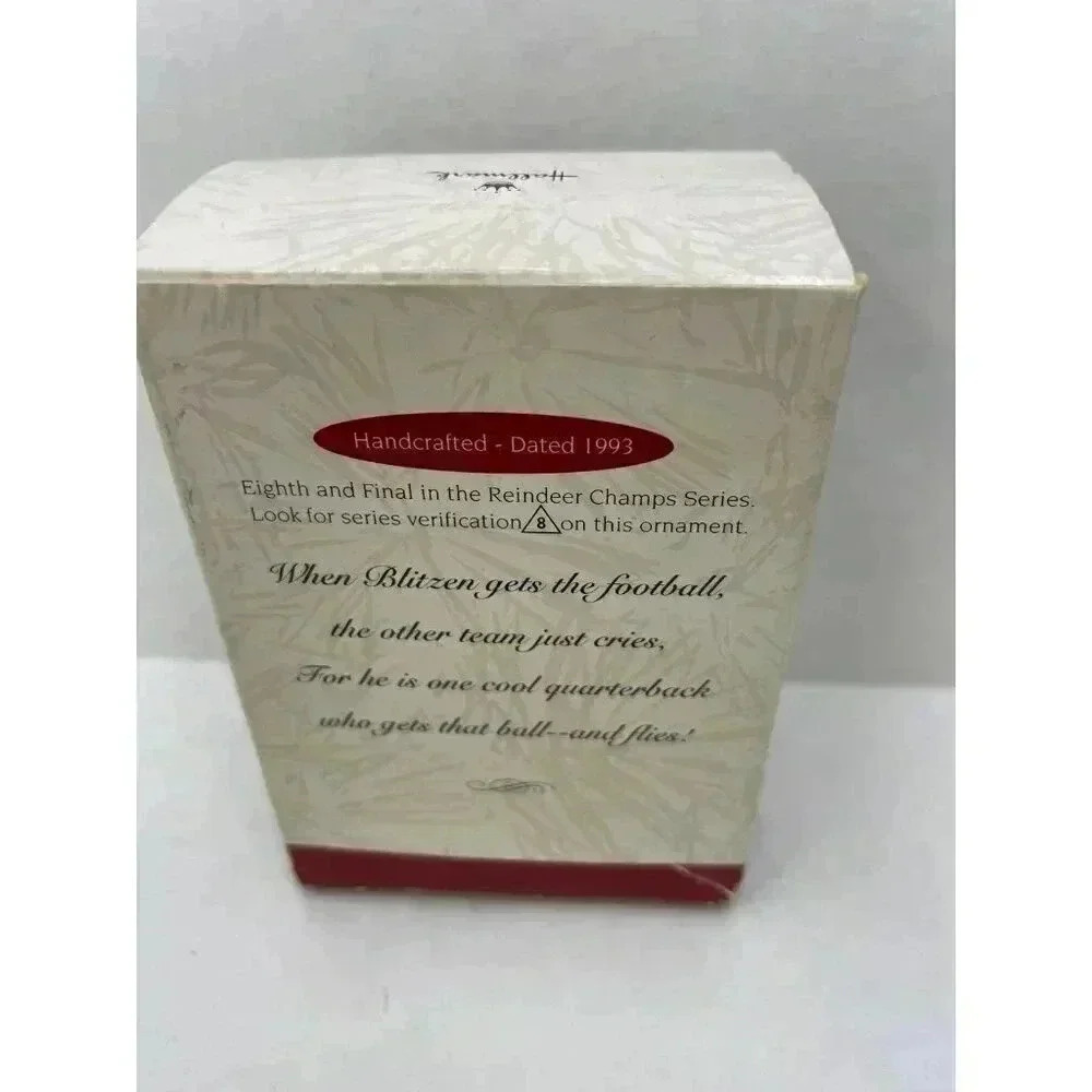 Keepsake Ornament- Blitzen - Dated 1993 - Picture 7 of 8